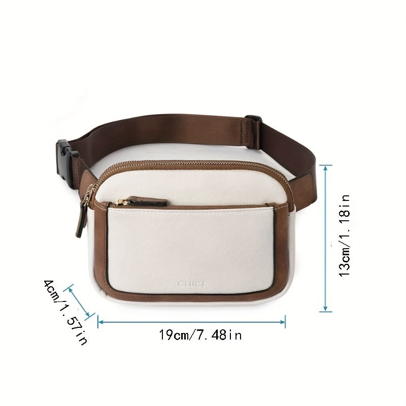 Elena Montclair | Luxe Leren Heuptas in Cognac