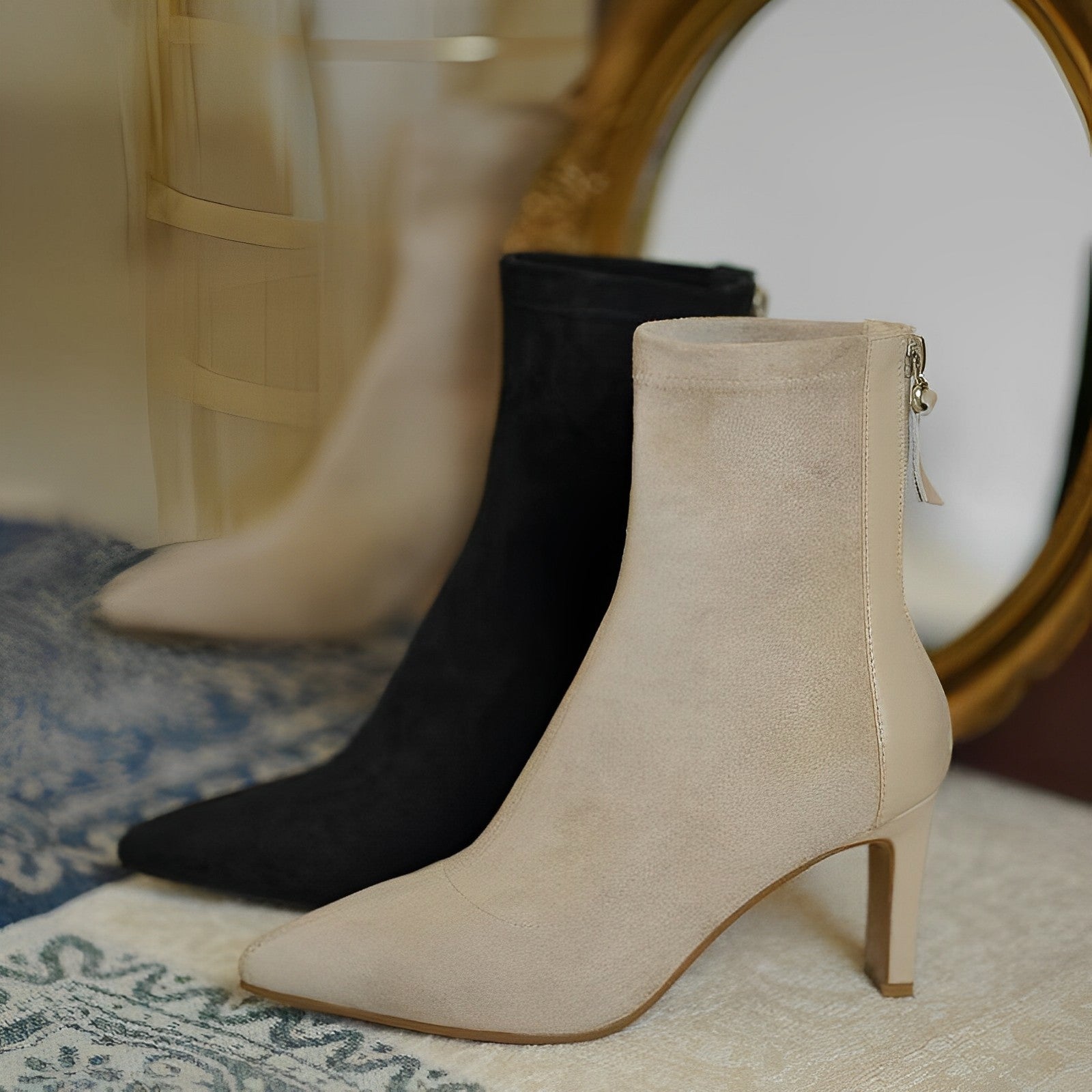 Tatiana | Elegant High Heel Ankle Boots