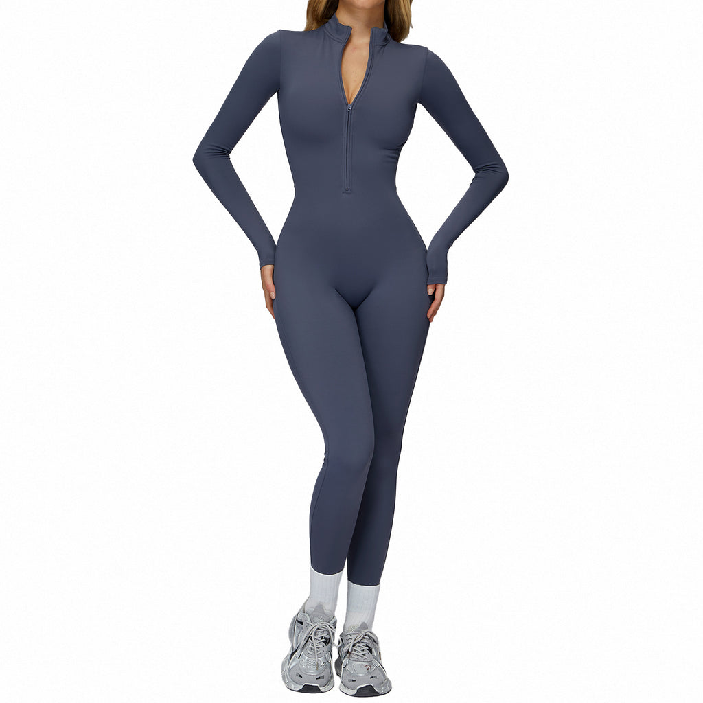 Isabella Monteiro | Sculpting Zip Long Sleeve Bodysuit