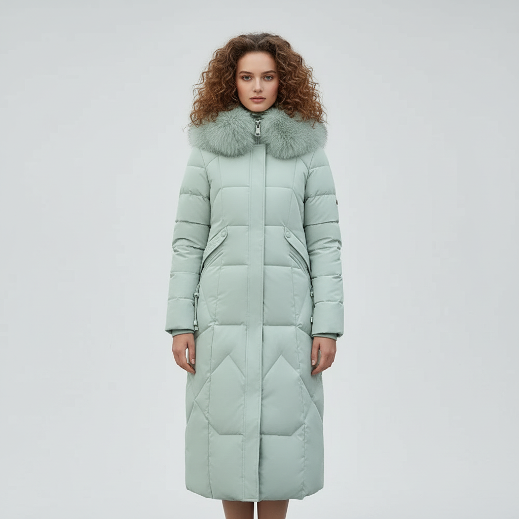 Charlotte Bennett | Luxe Gewatteerde Wintermantel | Elegantie die je omarmt op koude dagen