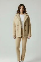 Amber | Zachte Sherpa Winter Jas