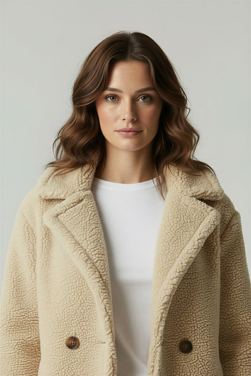 Amber | Zachte Sherpa Winter Jas