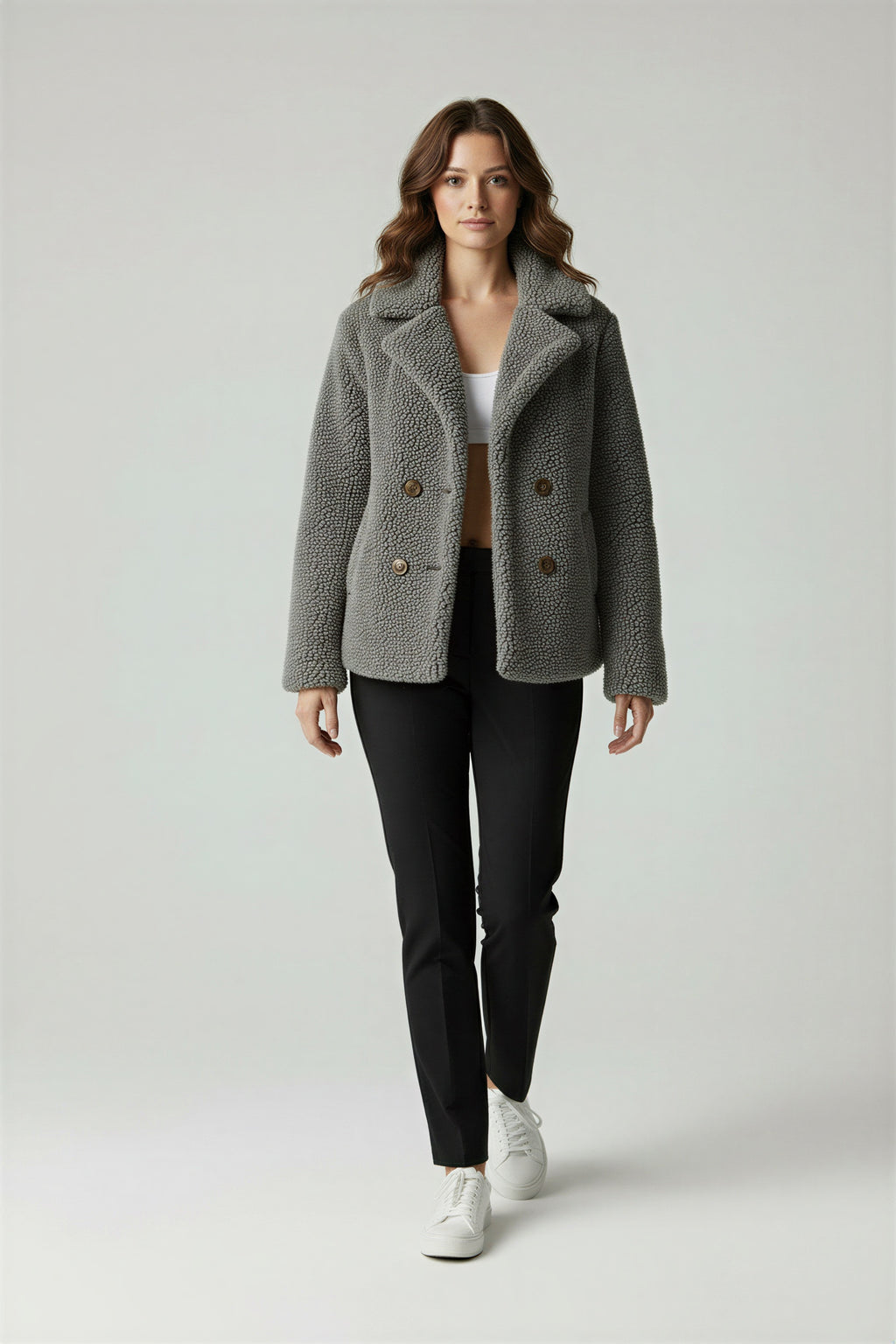 Amber | Zachte Sherpa Winter Jas