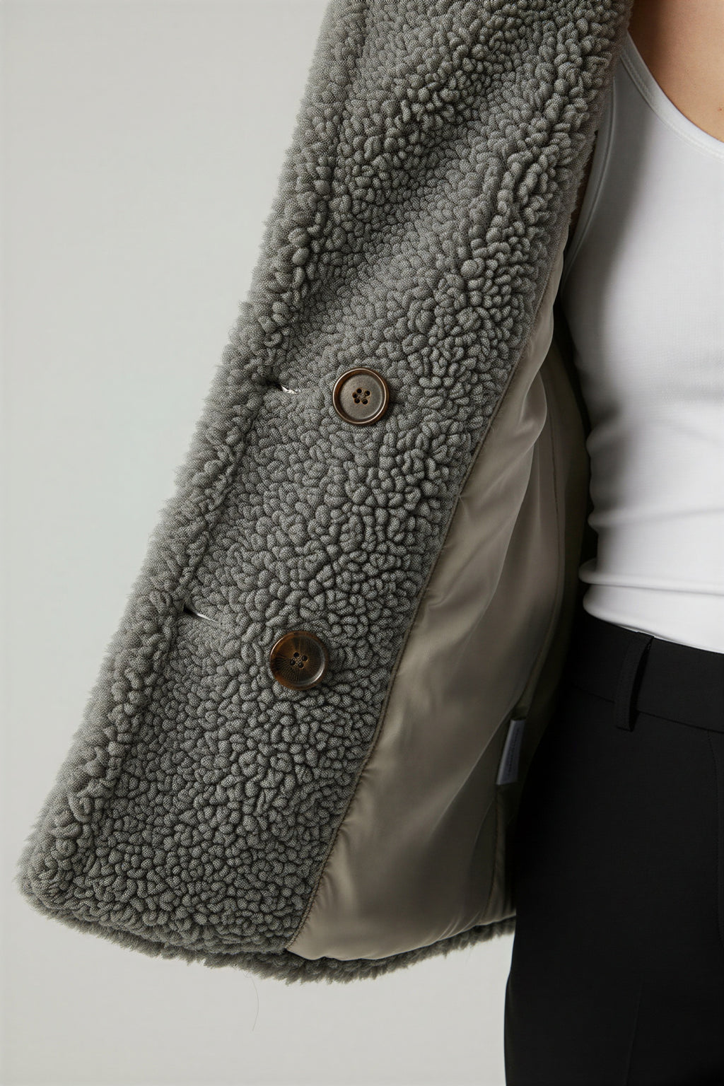 Amber | Zachte Sherpa Winter Jas