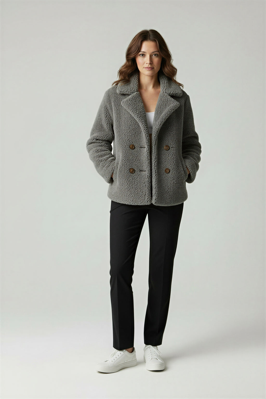 Amber | Zachte Sherpa Winter Jas