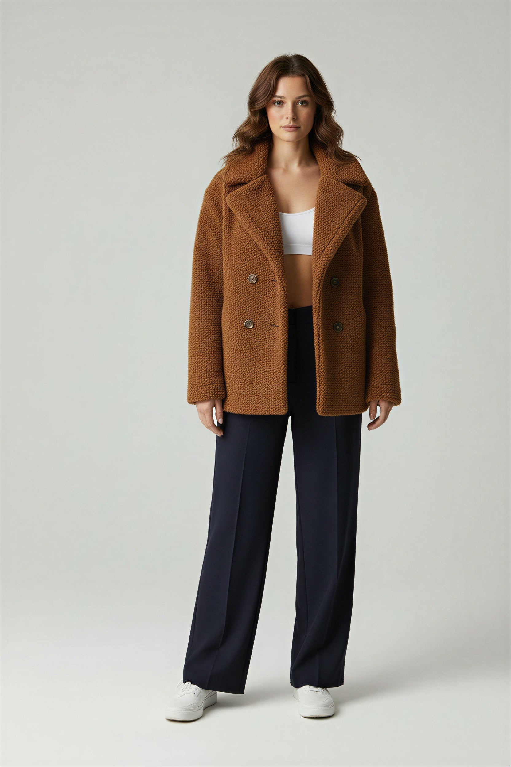 Amber | Zachte Sherpa Winter Jas