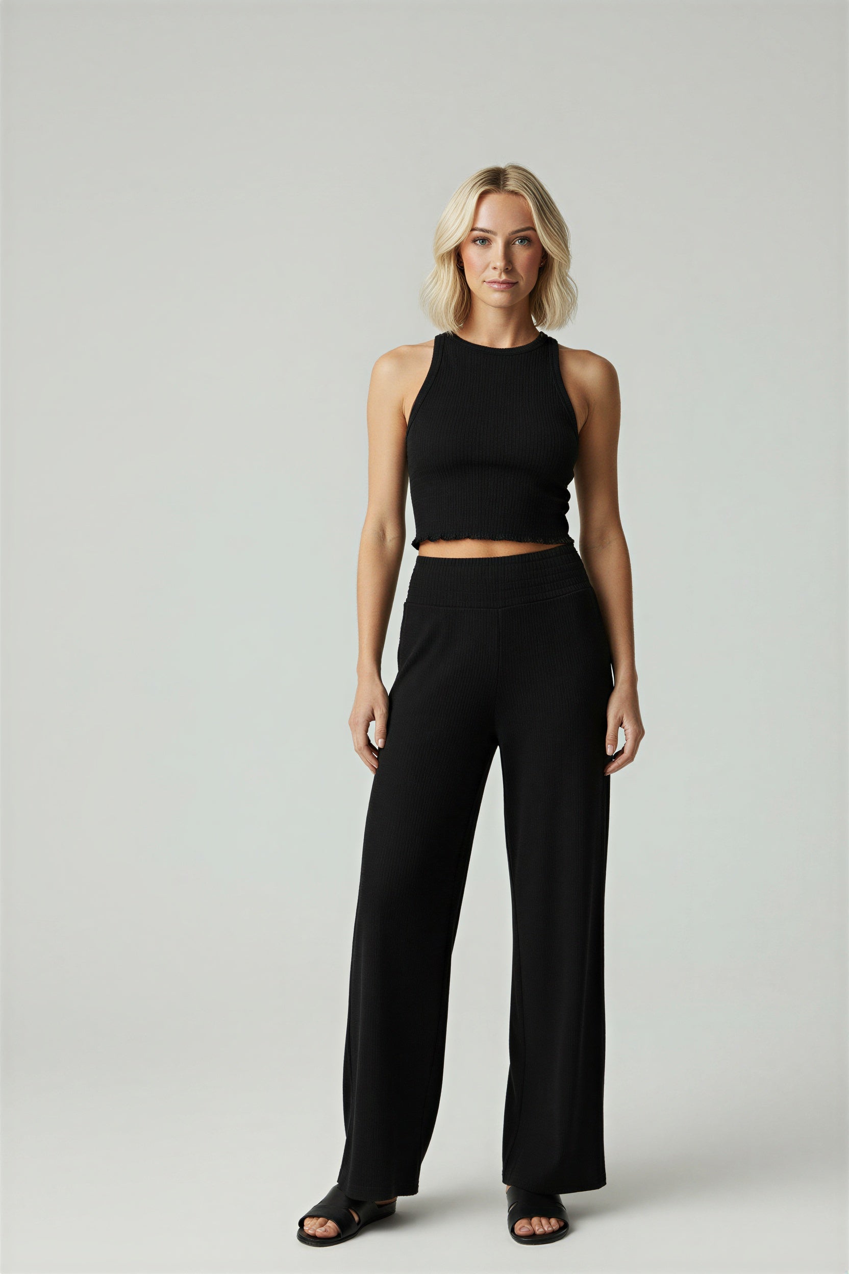 Ayla | Zomerse Linnenmix Wide Leg Broek