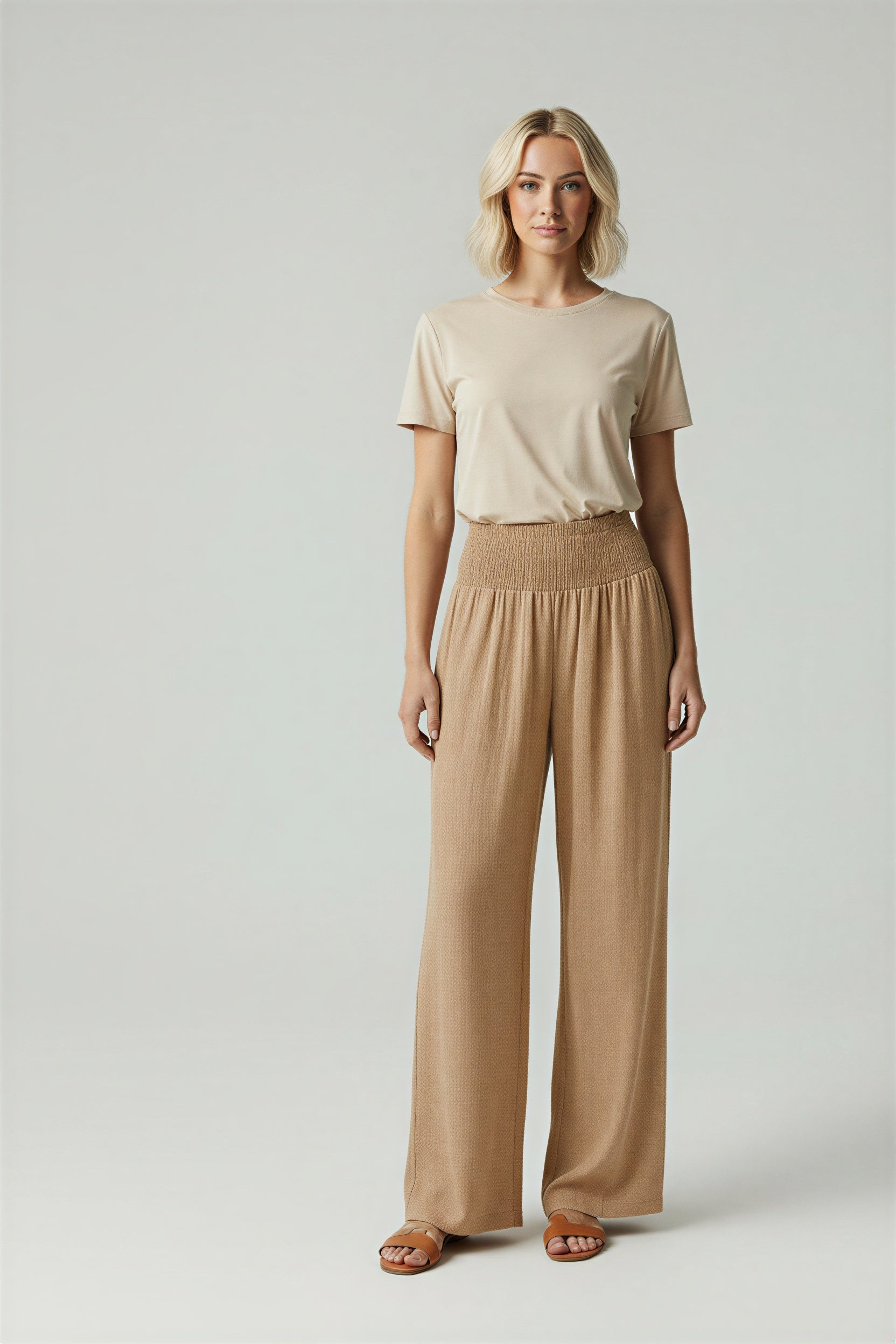 Ayla | Zomerse Linnenmix Wide Leg Broek