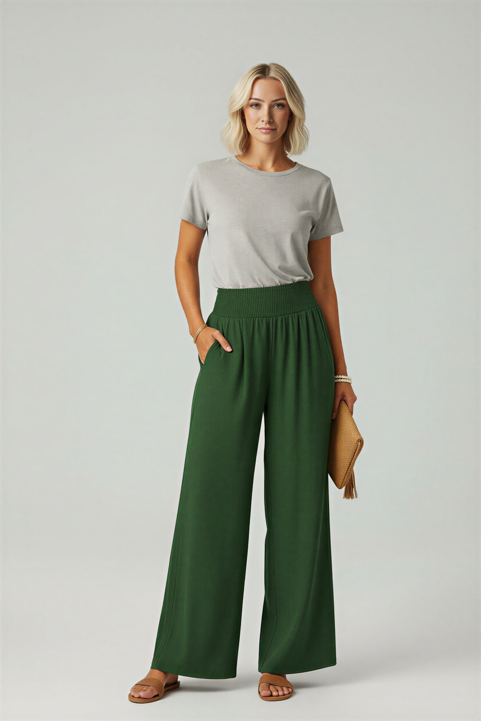 Ayla | Zomerse Linnenmix Wide Leg Broek