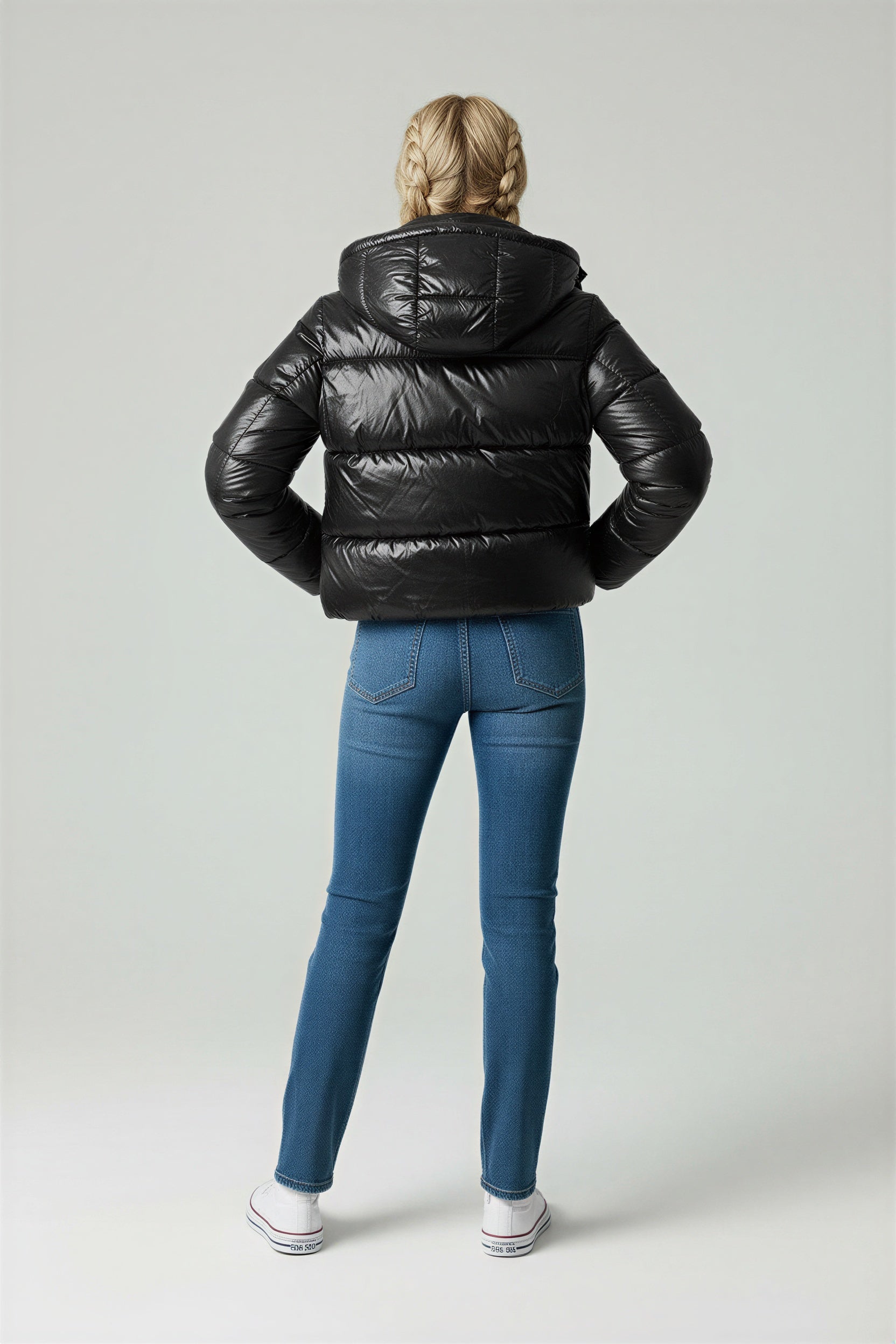 Cathrina | Winterse Glanzende Pufferjas