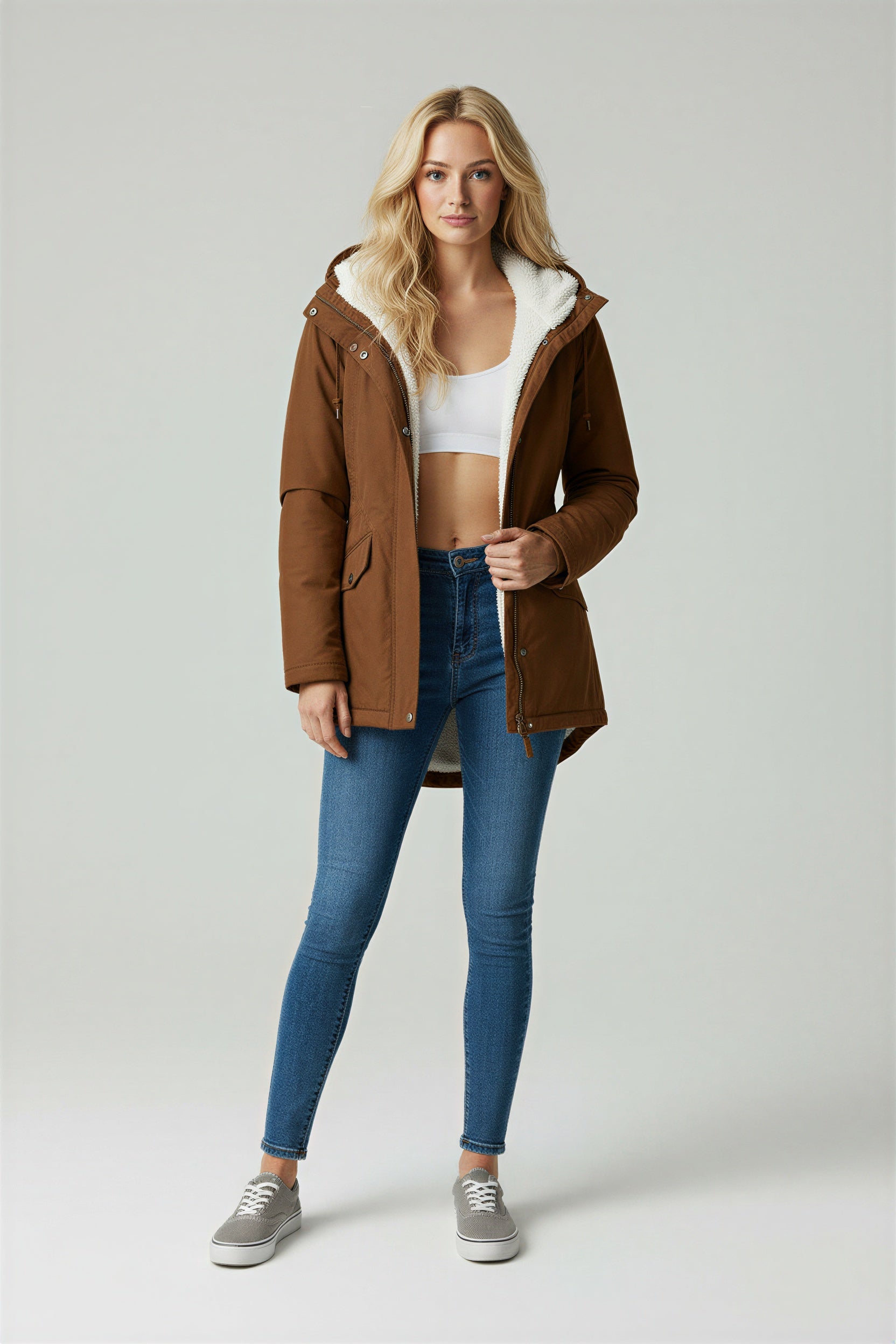 Isabella | Winterse Waterdichte Sherpa Parka