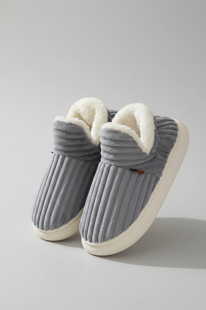 Clara | All-Season Corduroy Home Slippers