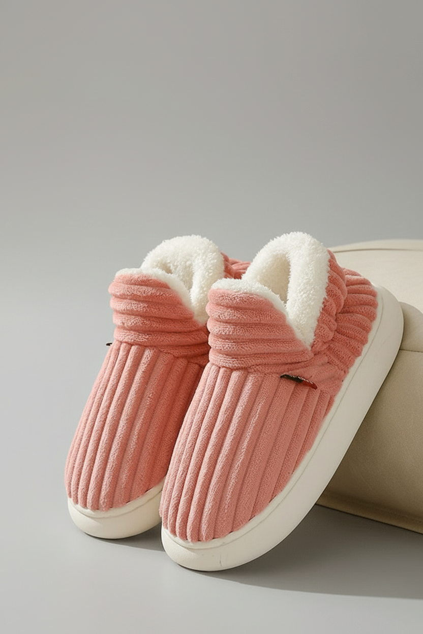 Clara | All-Season Corduroy Home Slippers