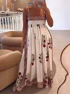 Anavielle | Rosso Garden Maxi Dress | Van romantisch naar verfijnd opvallend