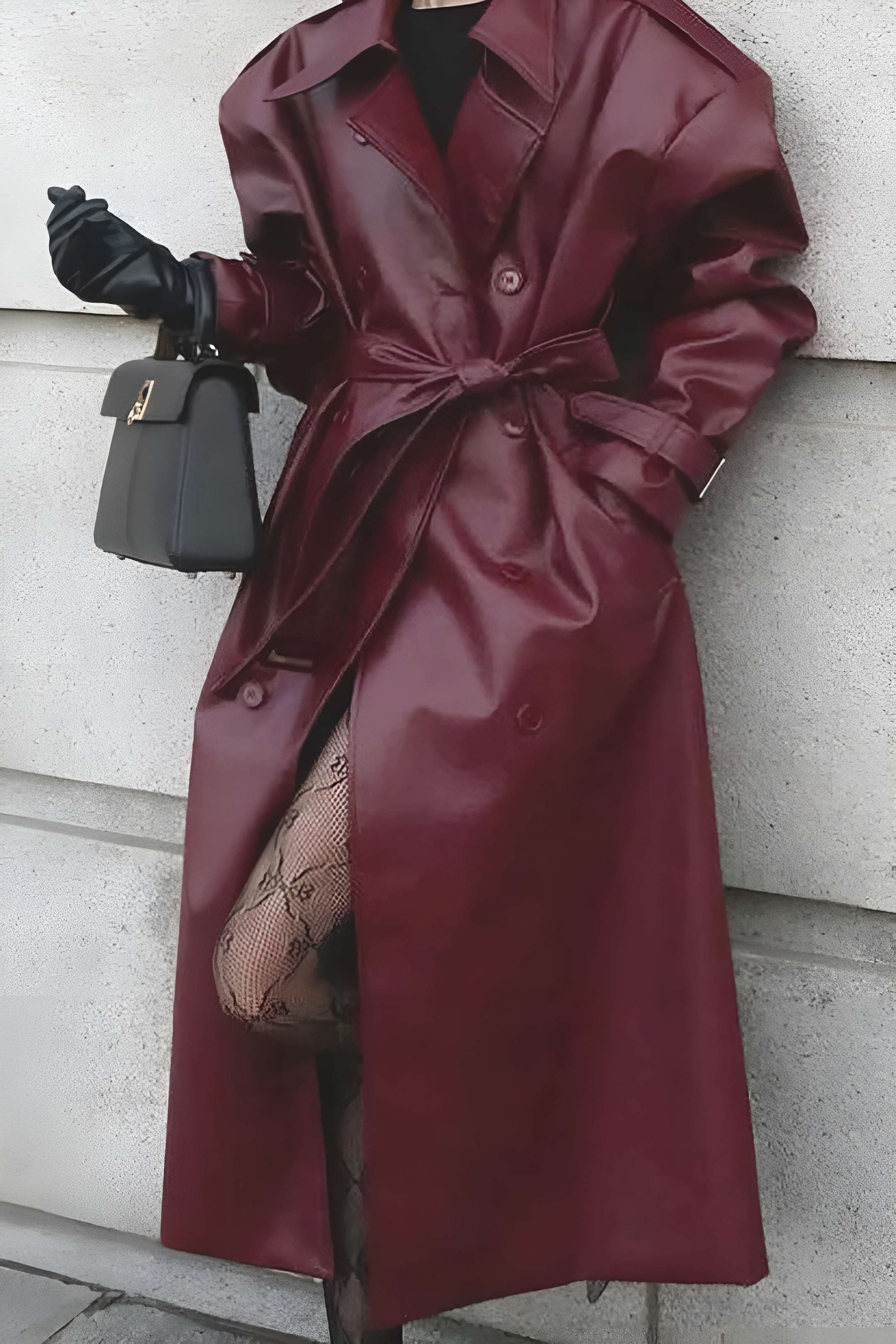 Francis | High-Gloss Statement Trench Coat
