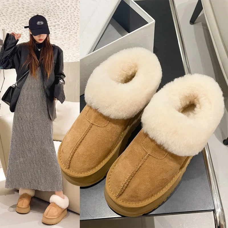 Yara Al-Khalil | Cozy Shearling Instappers | Warmte, zachtheid en stijl in één stap