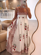 Anavielle | Rosso Garden Maxi Dress | Van romantisch naar verfijnd opvallend