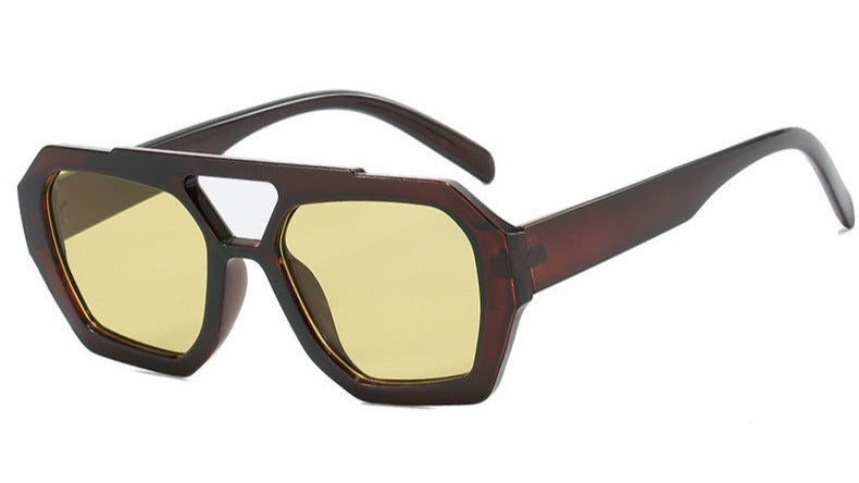 Sofía Delgado | Statement Zwarte Oversized Zonnebril