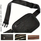 Elena Montclair | Luxe Leren Heuptas in Cognac