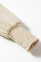 María Fernanda López | Ribbed Puff Sleeve Bodysuit