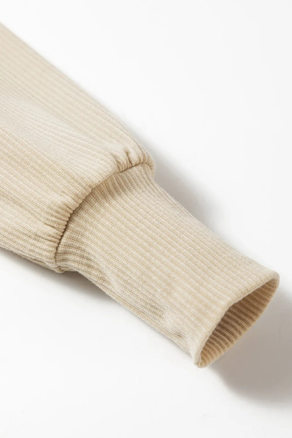 María Fernanda López | Ribbed Puff Sleeve Bodysuit