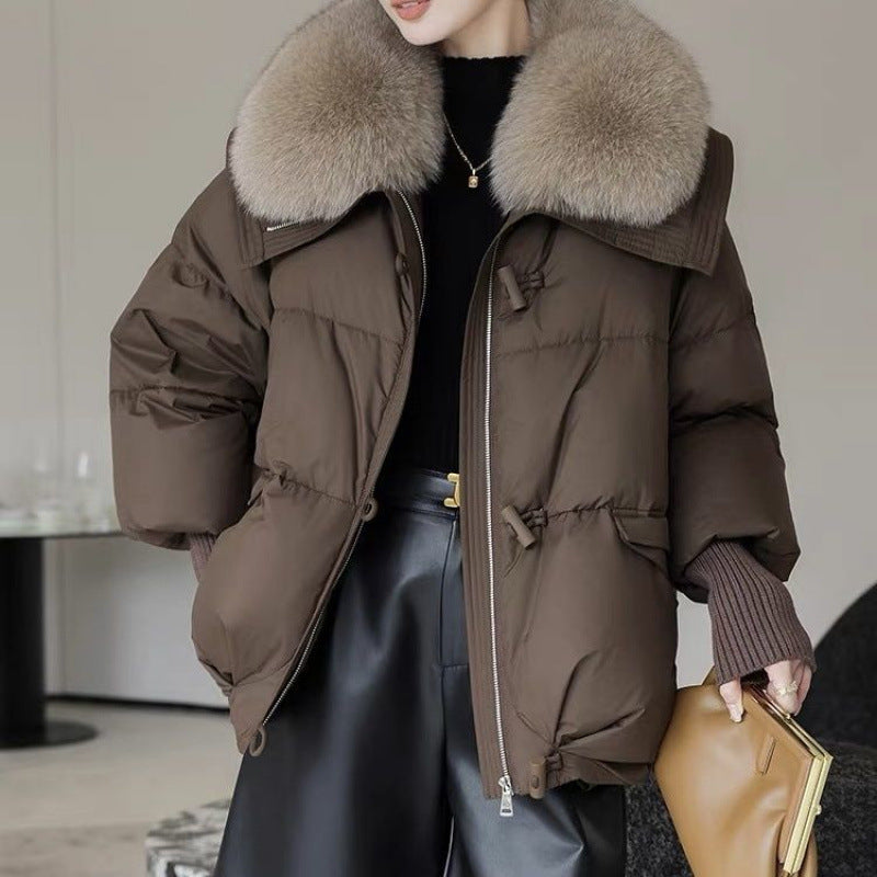 Amira Delacroix | Winter – Luxe Faux Fur Collar Puffer Jacket