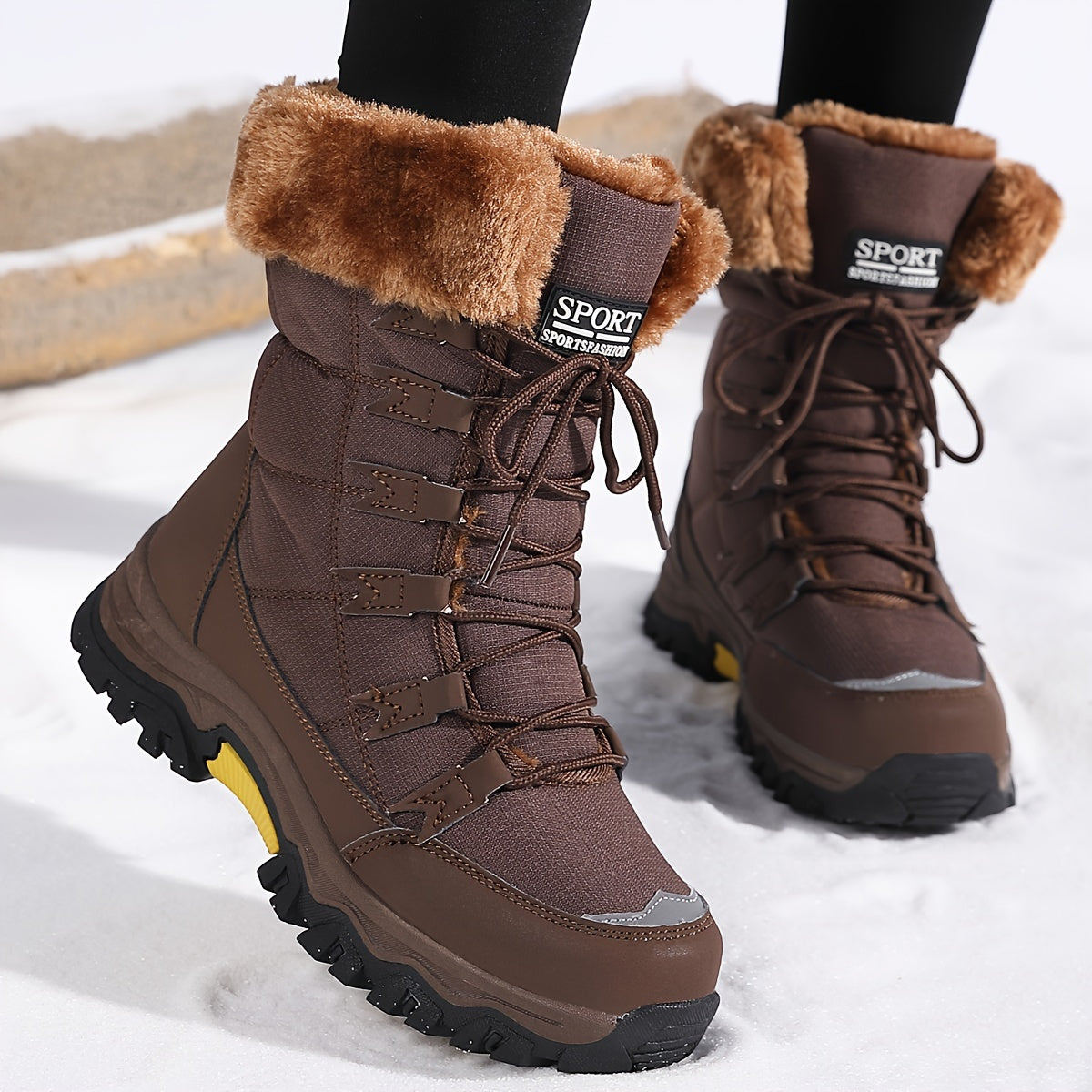 Scarlett | Luxe Gevoerde Snowboots met Gripzool