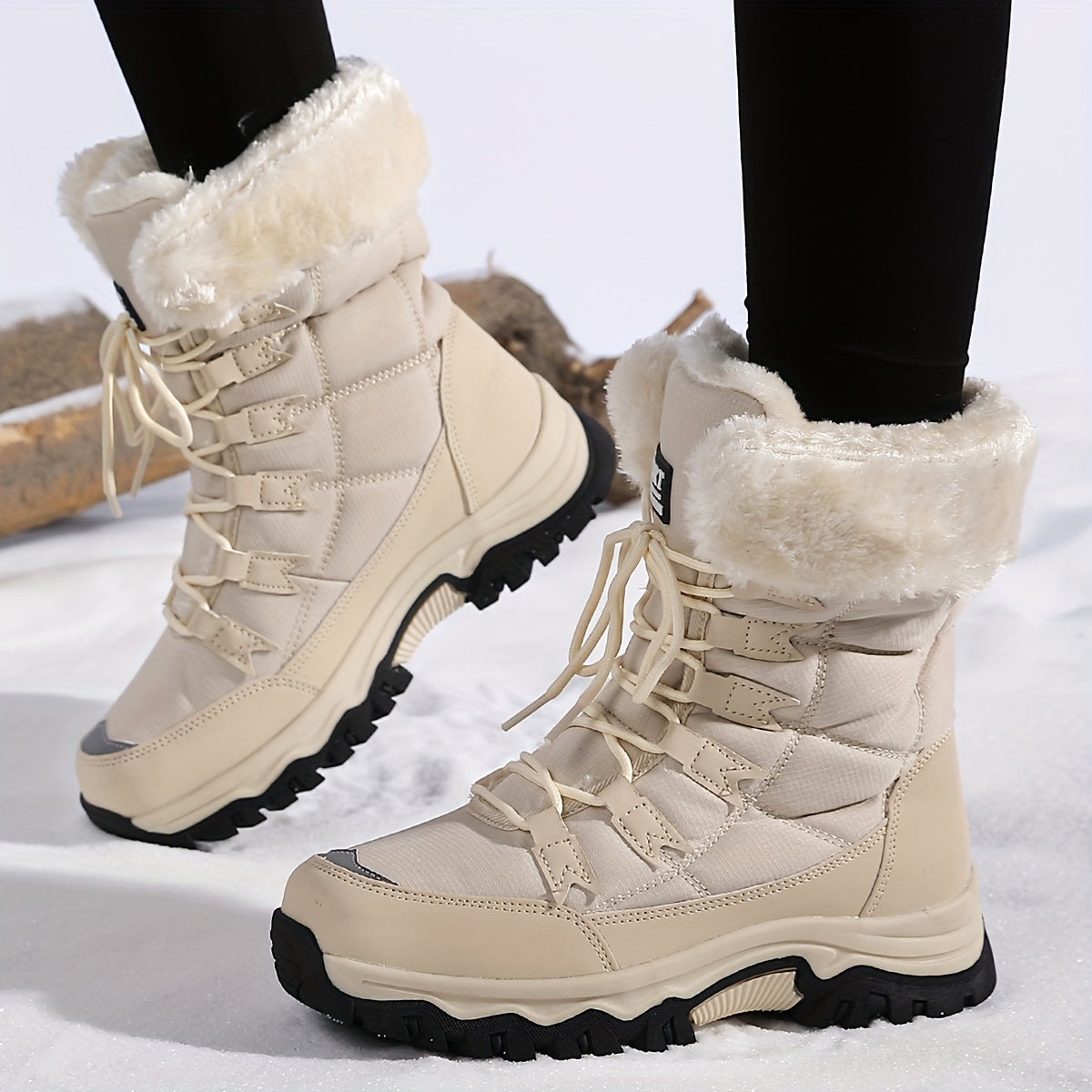 Scarlett | Luxe Gevoerde Snowboots met Gripzool