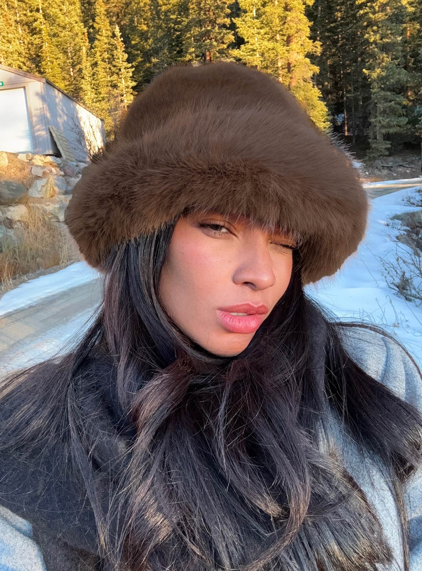 Gianna Ferretti | Winter – Luxe Faux Fur – Fluffy Winter Hat