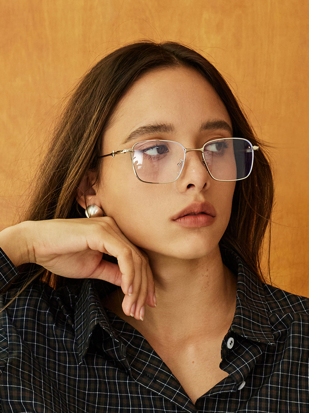 Elena Martínez | Zilveren Minimalistische Optische Bril