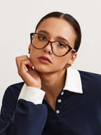 Isabela Romero | Havana Cat-Eye Optische Bril