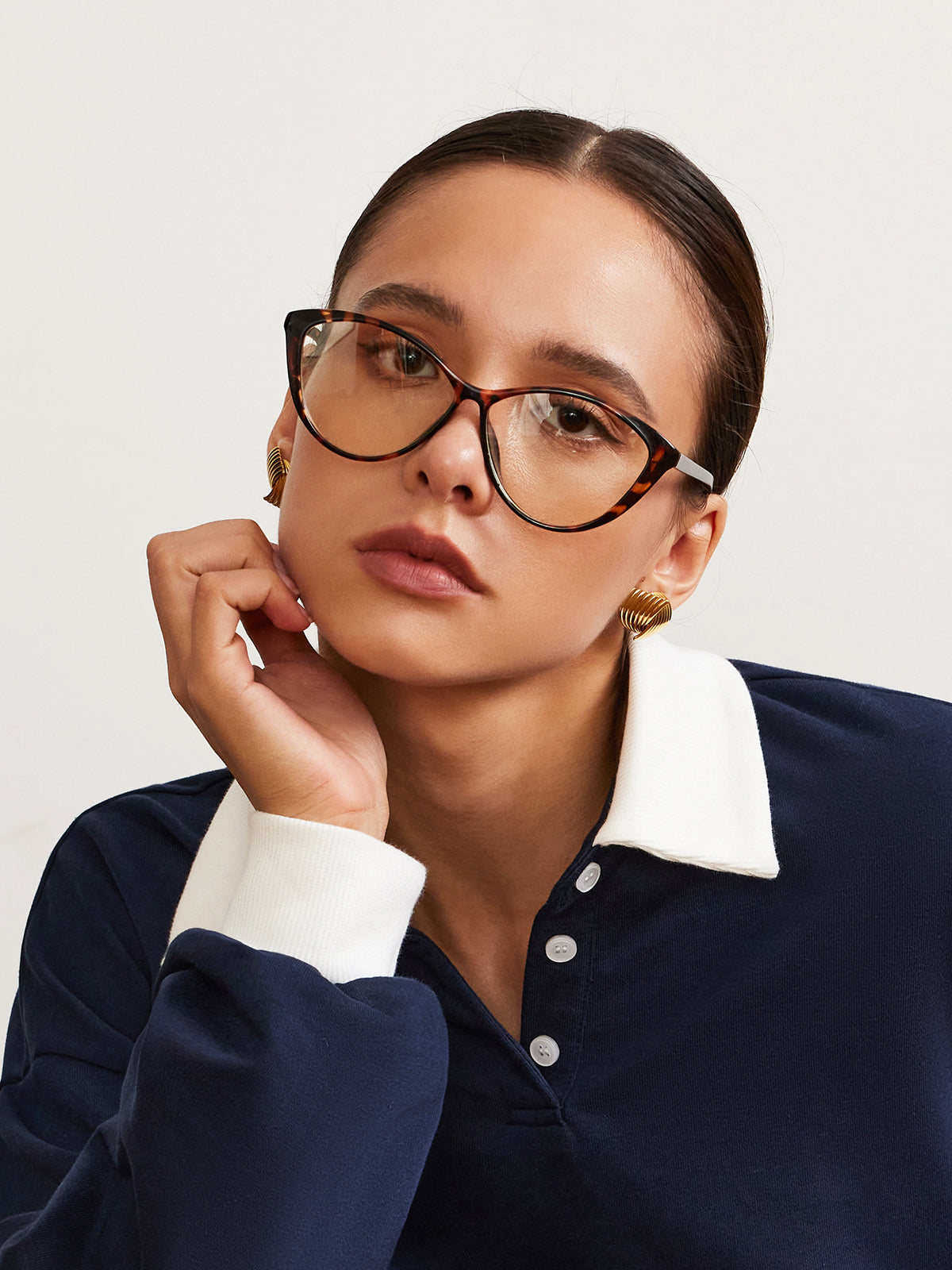 Isabela Romero | Havana Cat-Eye Optische Bril