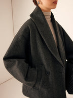 Bente | Oversized Woollook Wrap Jacket