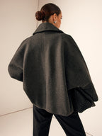 Bente | Oversized Woollook Wrap Jacket