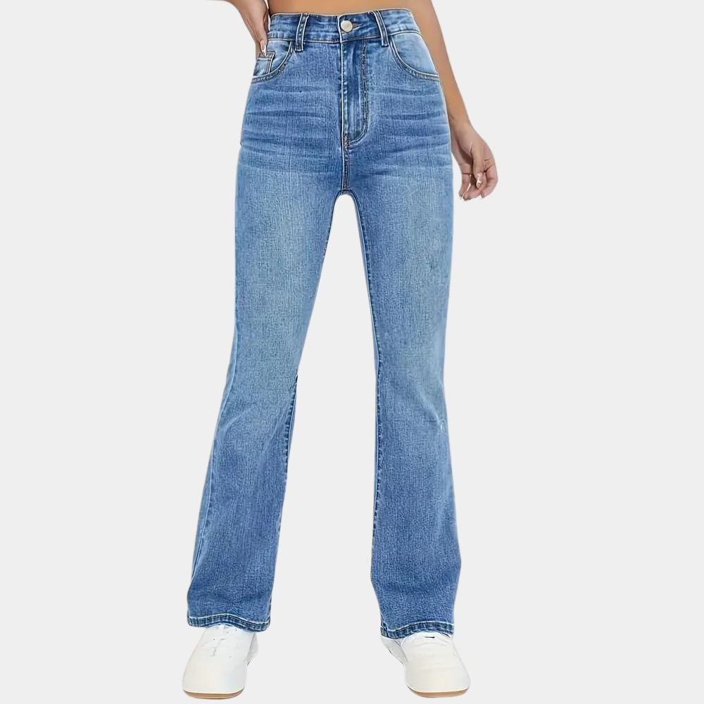 Phoebi | All-Season High-Waist Flare Jeans