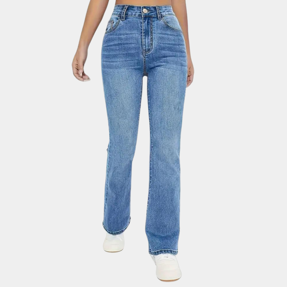 Phoebi | All-Season High-Waist Flare Jeans