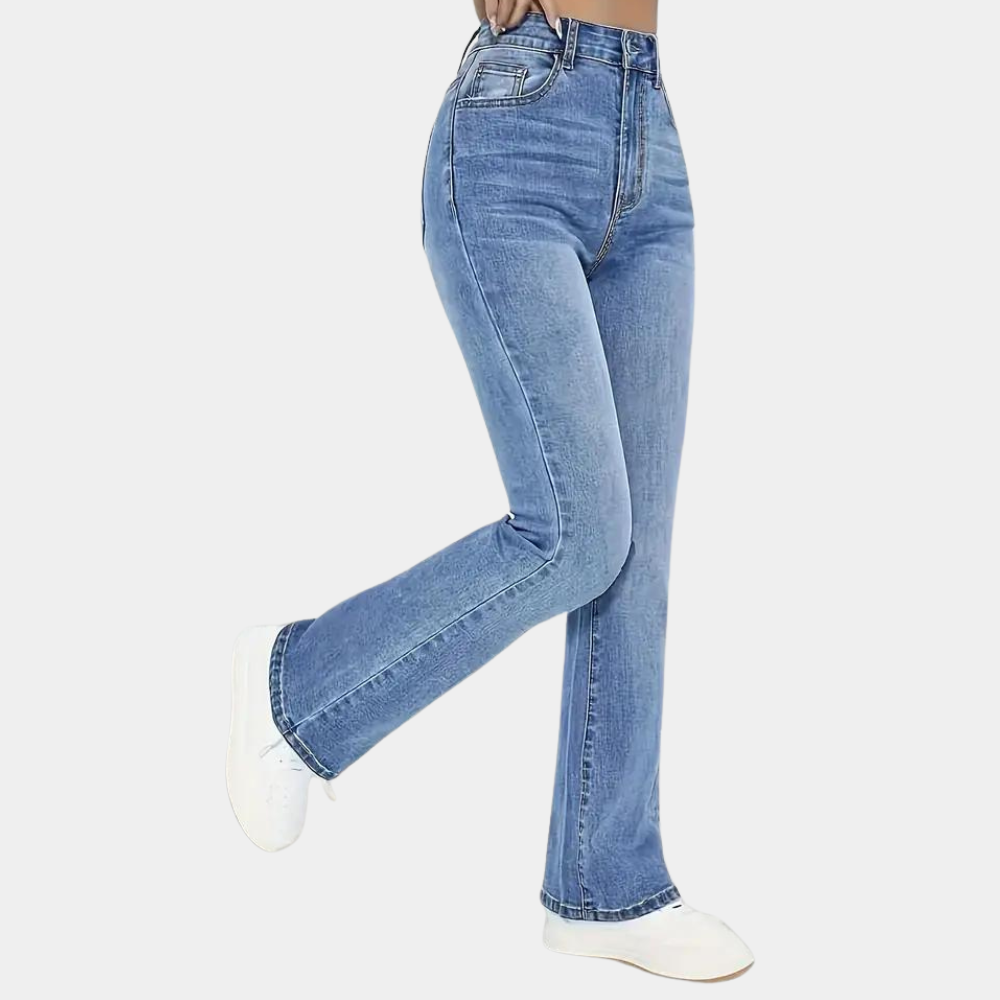 Phoebi | All-Season High-Waist Flare Jeans
