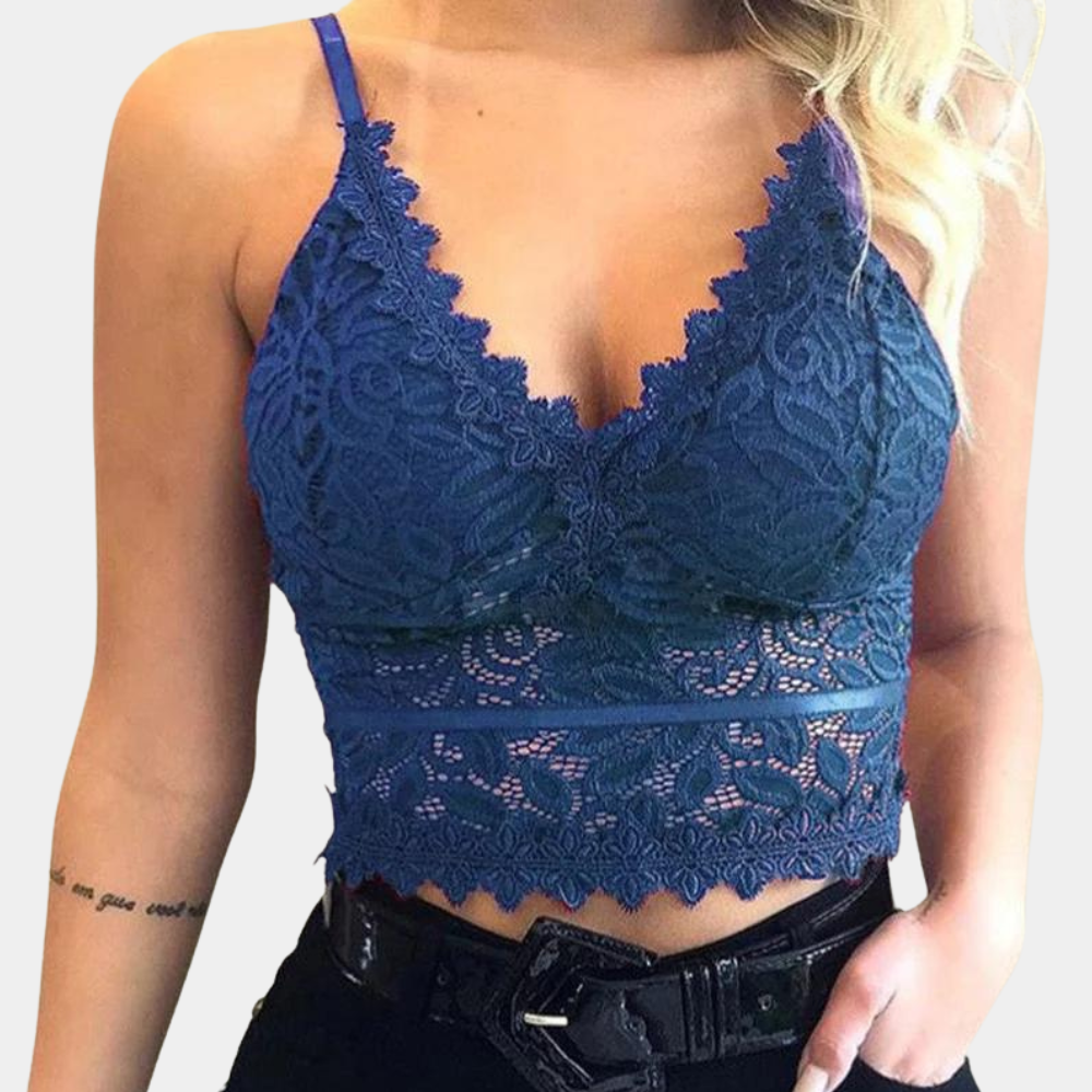 Ava Williams | Lace Bralette Top | Zachte elegantie met een sensuele, verfijnde uitstraling