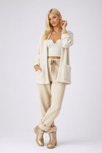 Sarah | Zachte Lounge Broek met Omslag