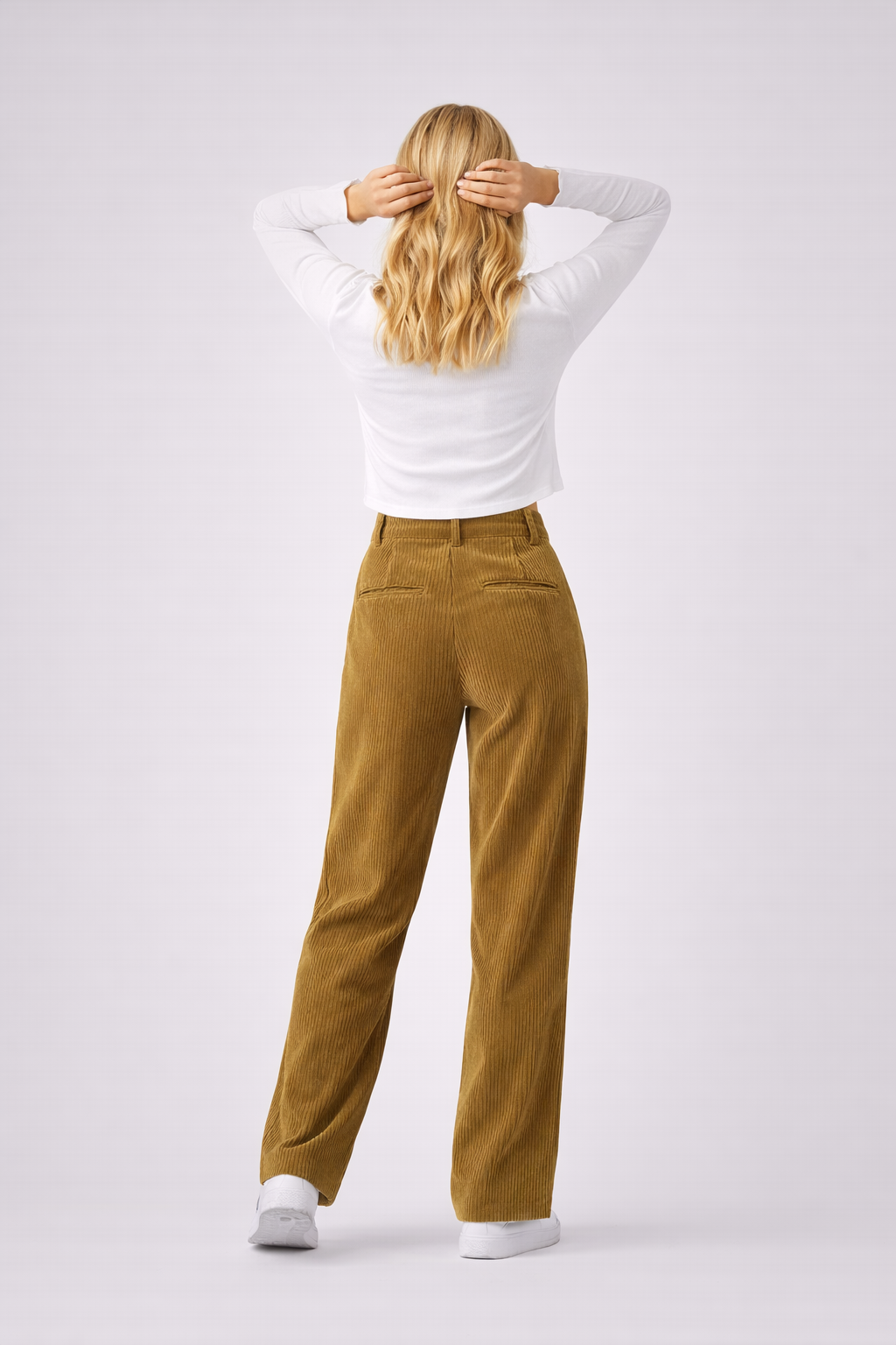 Riley | Corduroy Straight Leg Broek