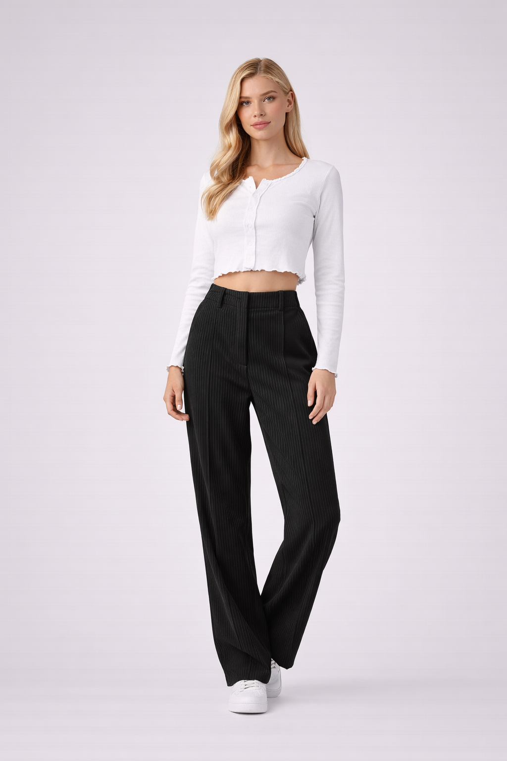 Riley | Corduroy Straight Leg Broek
