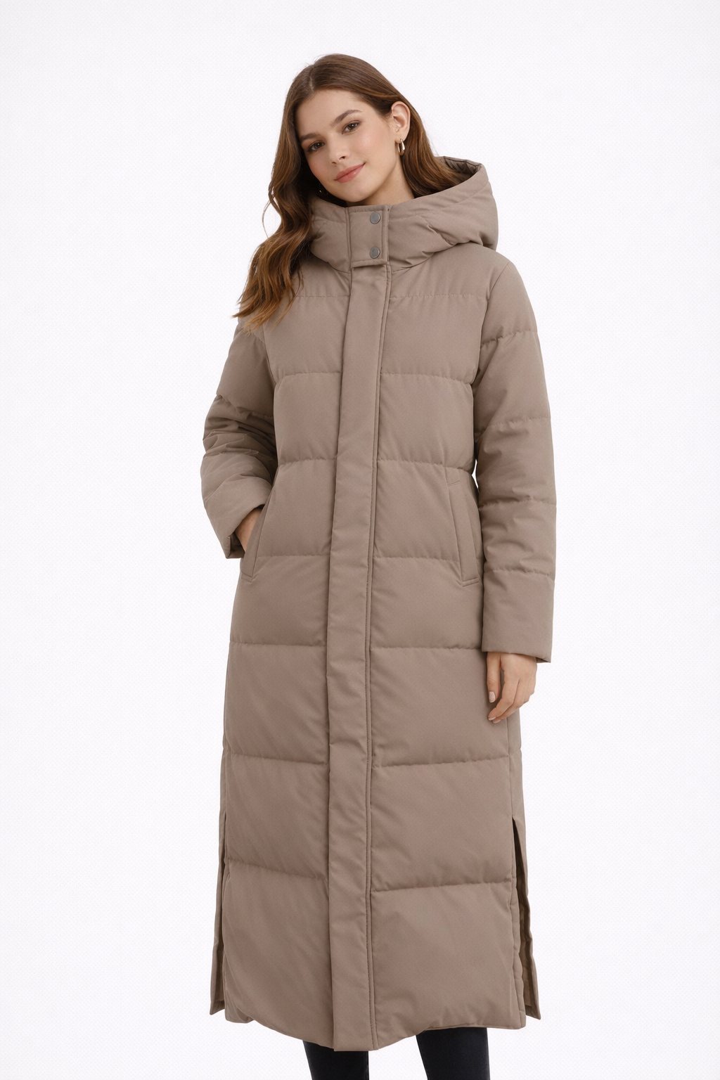 Nocturne | Winter – Zacht Gewatteerd – Extra Lange Puffer Jas