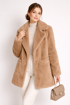 Amélie | Winter – Zachte Teddyfeel Reversmantel