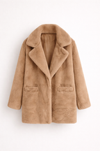 Amélie | Winter – Zachte Teddyfeel Reversmantel