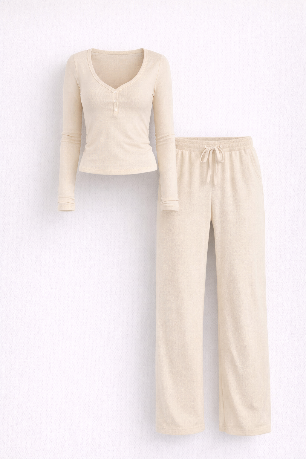 Arielle Fontaine | Zachte Ribfeel Lounge Set