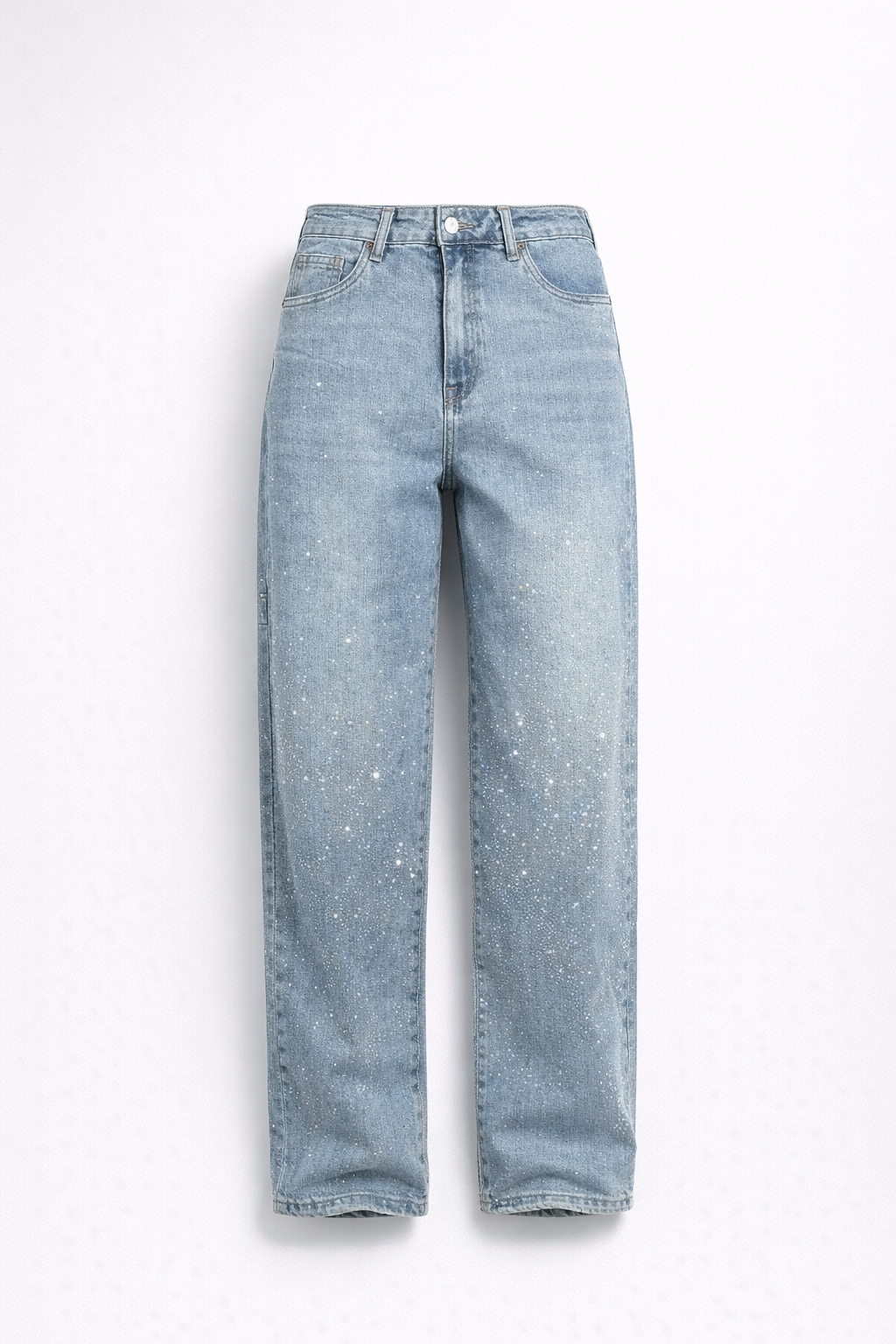 Alessia Romano | All Season – Vintage Denimfeel – Crystal Straight Jeans