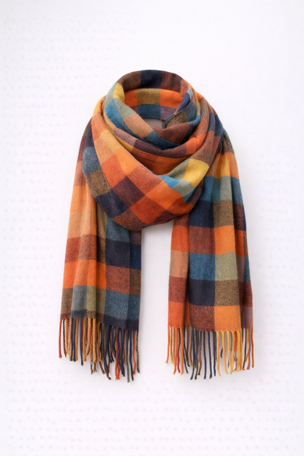 Valentina Russo | Winter Collection – Oversized Check Sjaal