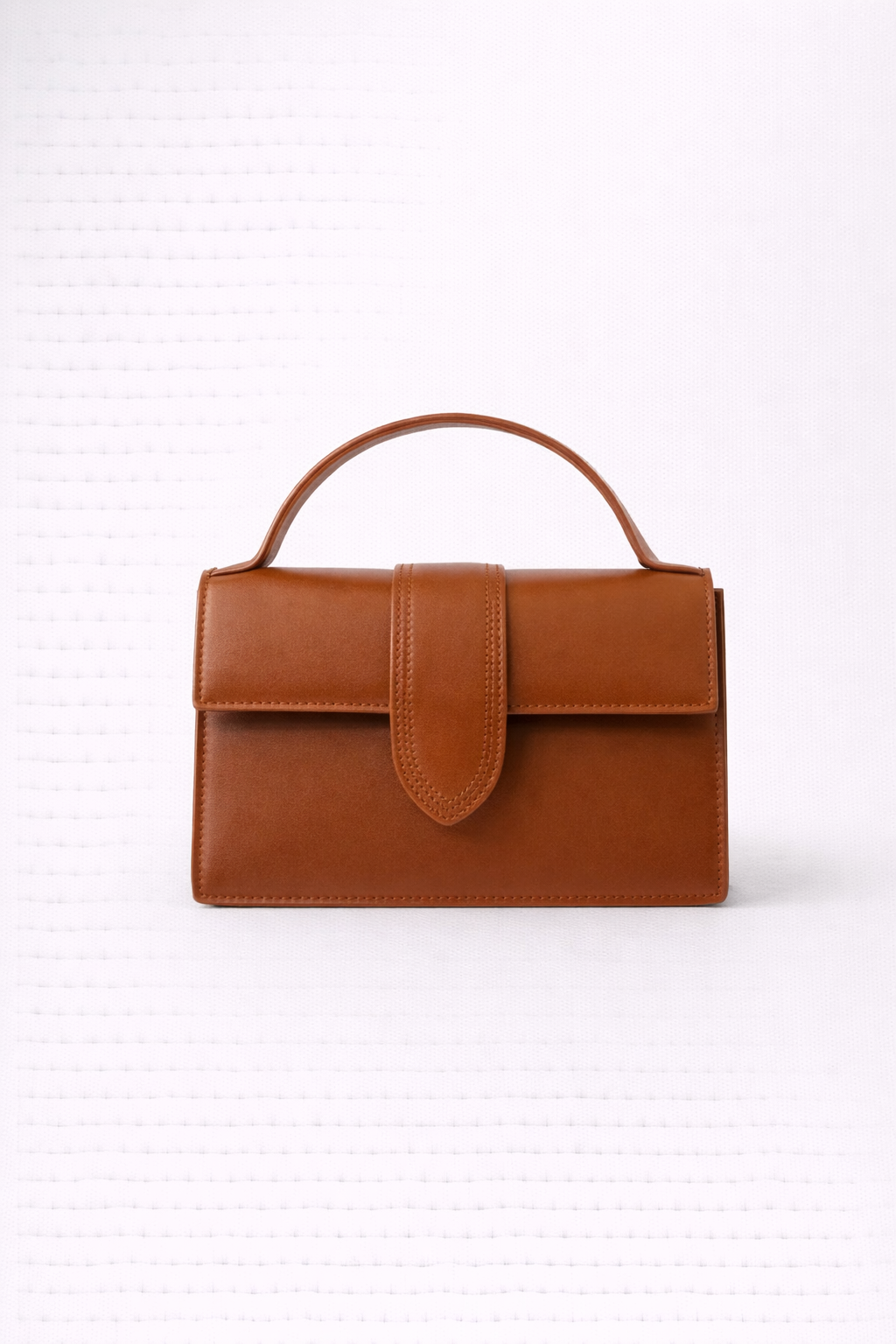 Aurelia Beaumont | Elegante Mini Handtas in Cognac