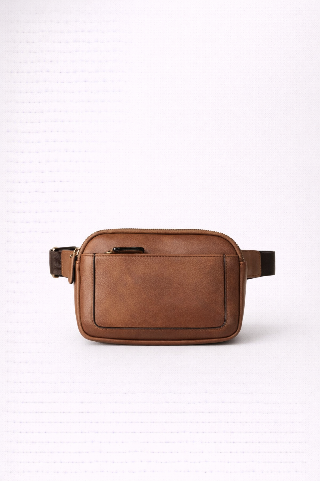 Elena Montclair | Luxe Leren Heuptas in Cognac