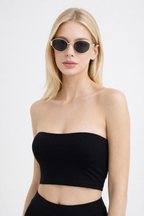 Isabella Moreno | Luxe Zwart-Gouden Zonnebril